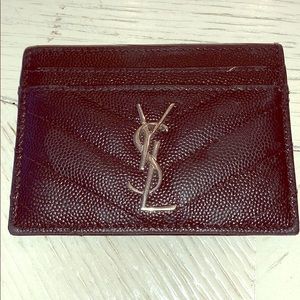 NWOT Saint Laurent card holder